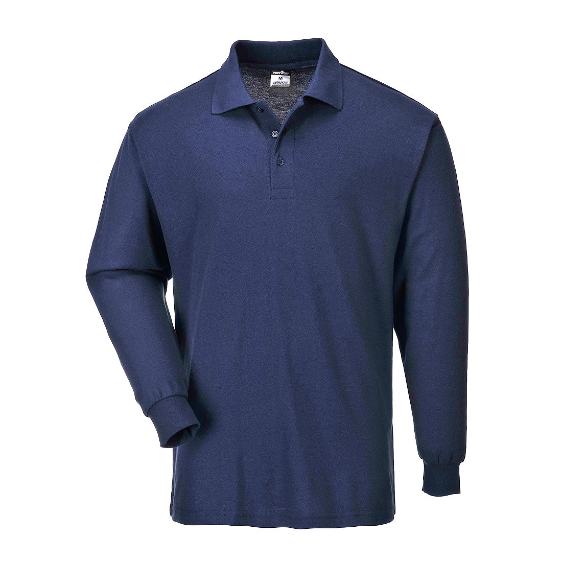 Portwest Genoa Polo Shirt L/S in Navy (NA), image 2