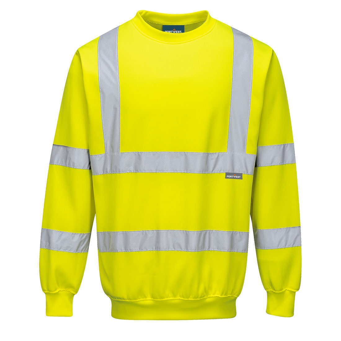 Portwest Hi-Vis Sweatshirt in Yellow, image 3