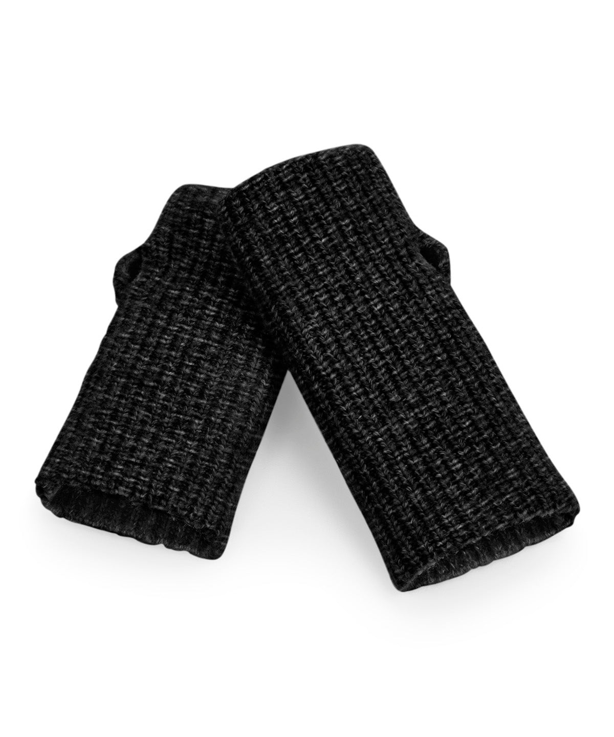 Beechfield Colour pop handwarmers in Black, front view