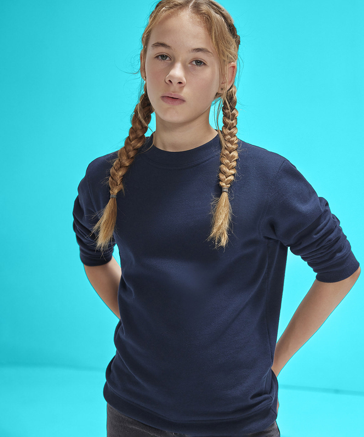 B&C Collection B&C ID.332 crew /kids, lifestyle photo