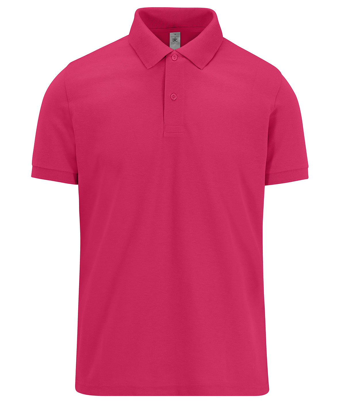 B&C Collection B&C My Polo 180 in Meta Fuchsia, front view