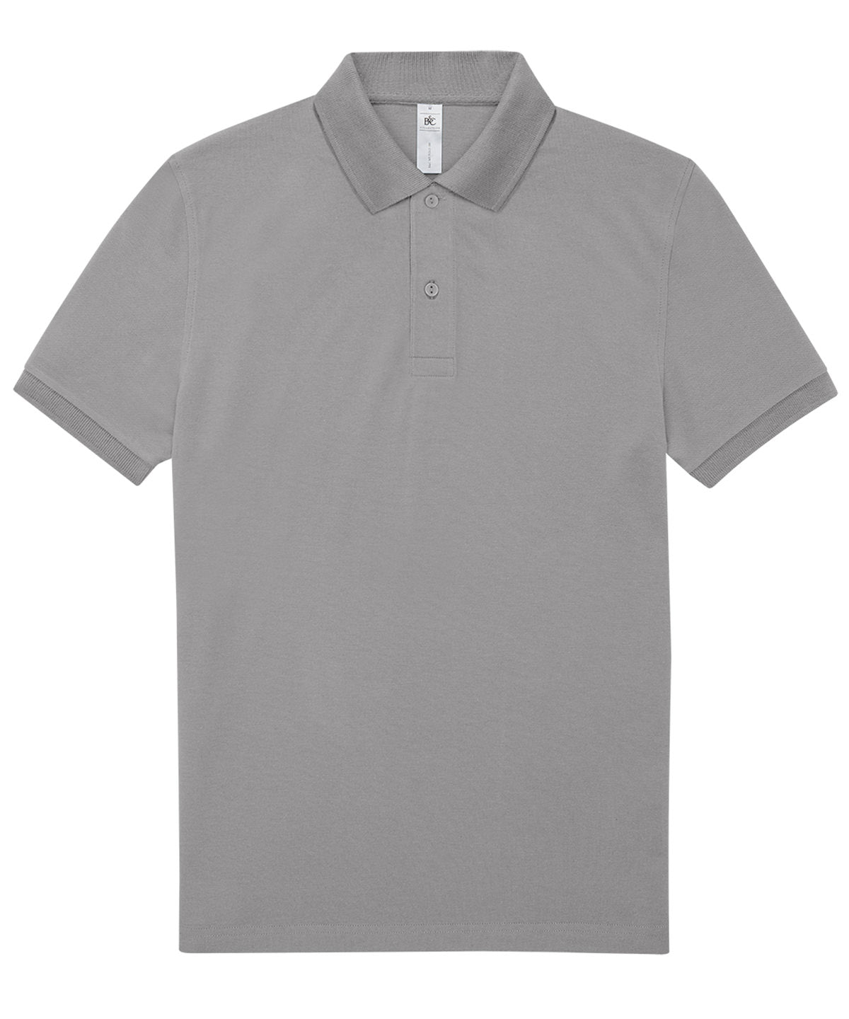 B&C Collection B&C My Polo 180 in Sport Grey, front view