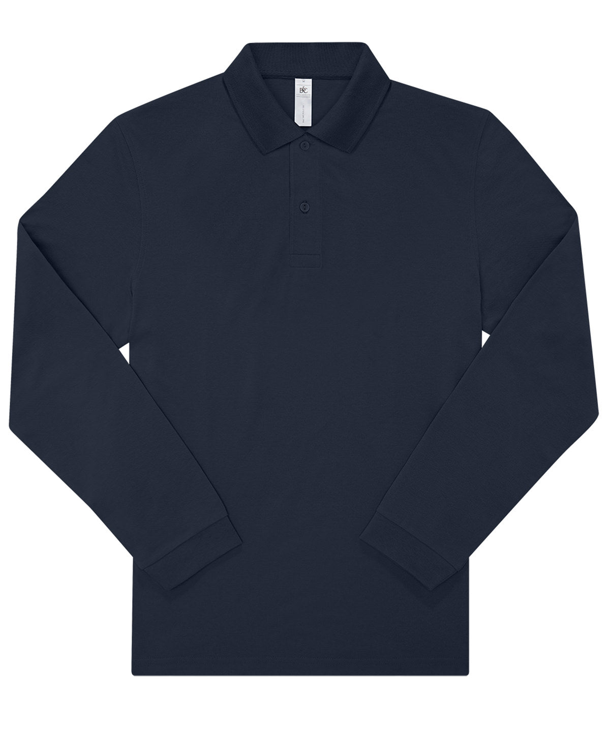 B&C Collection B&C My Polo 180 LSL in Navy, front view