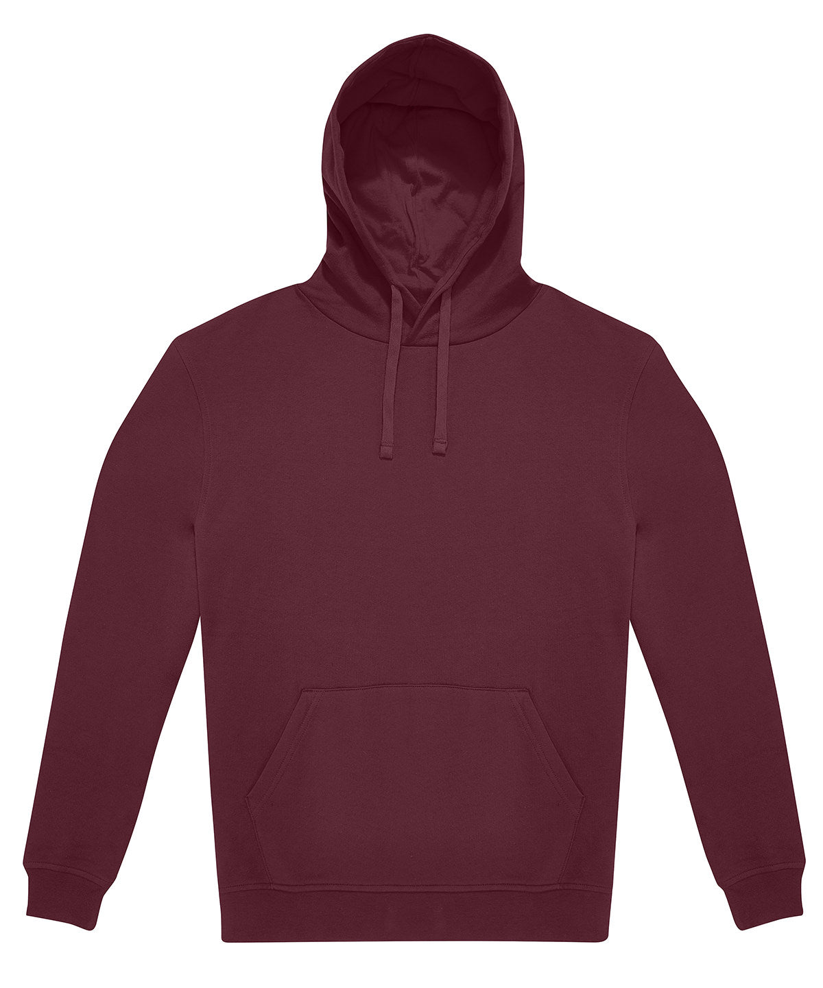 B&C Collection B&C ID.333 hoodie in Burgundy, front view