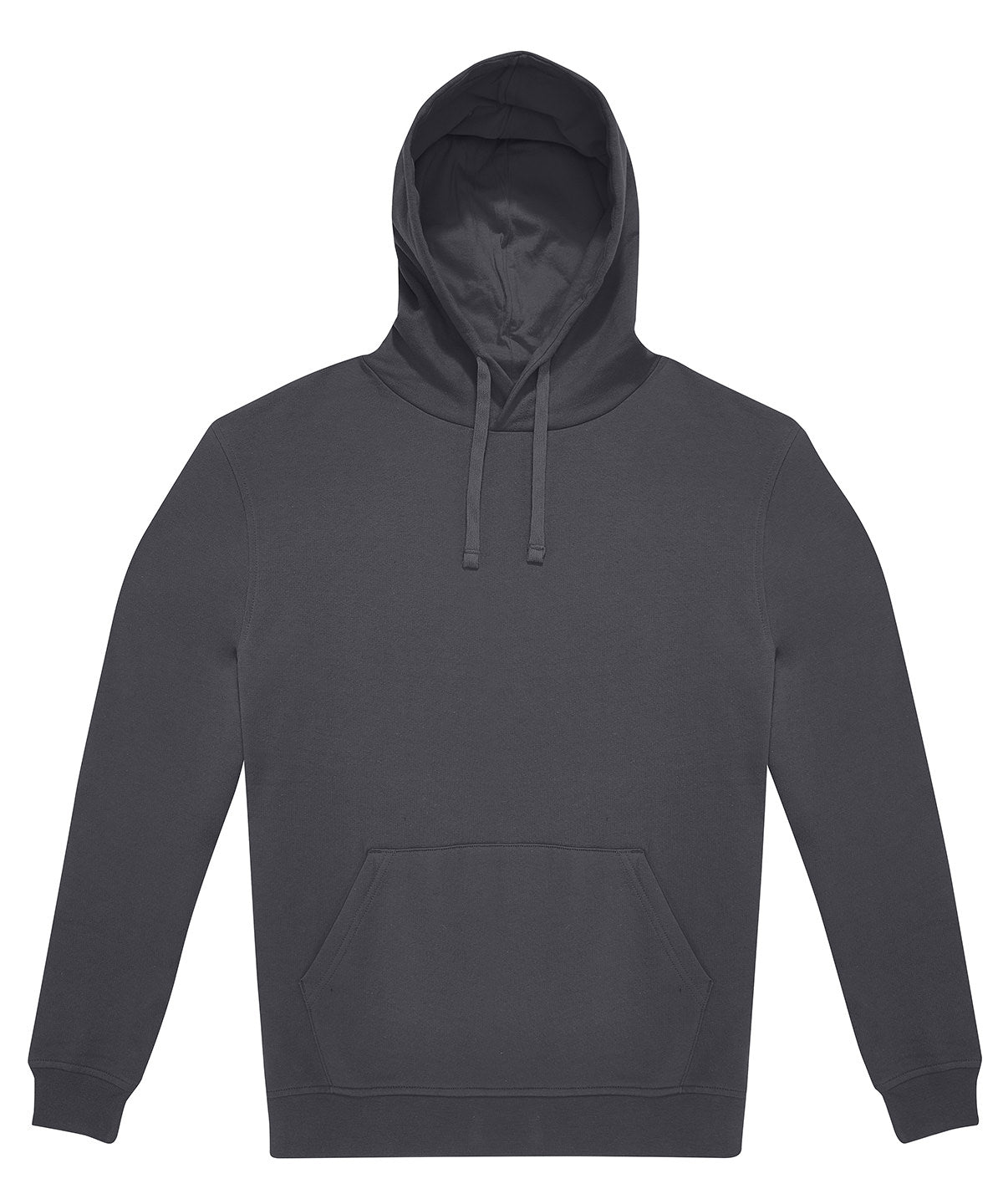 B&C Collection B&C ID.223 hoodie in Dark Grey, front view