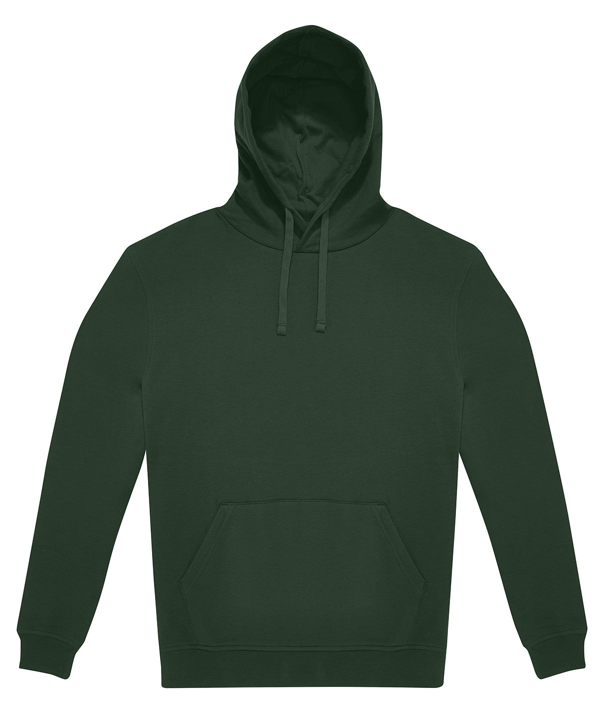 B&C Collection B&C ID.223 hoodie in Forest Green, front view