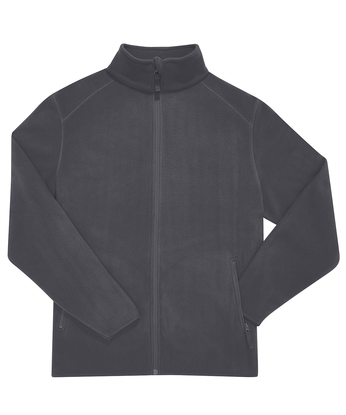 B&C Collection B&C Reset polar fleece in Dark Grey, front view