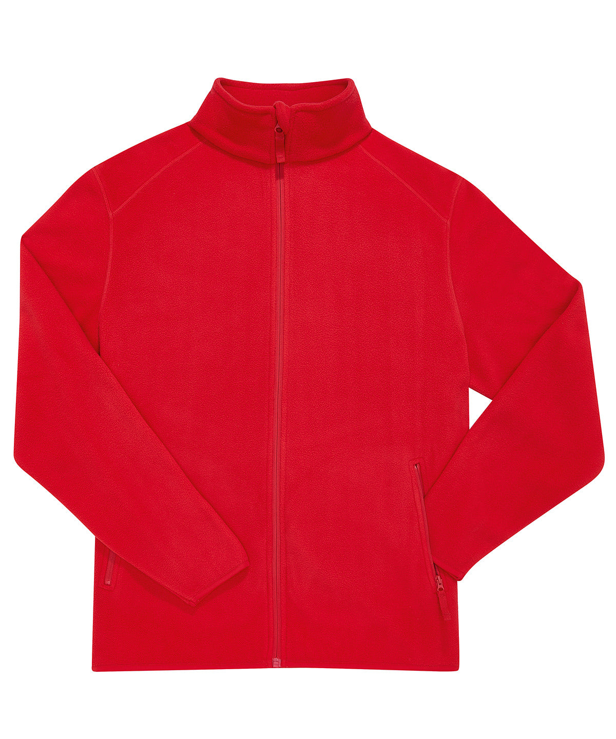 B&C Collection B&C Reset polar fleece in Red, front view