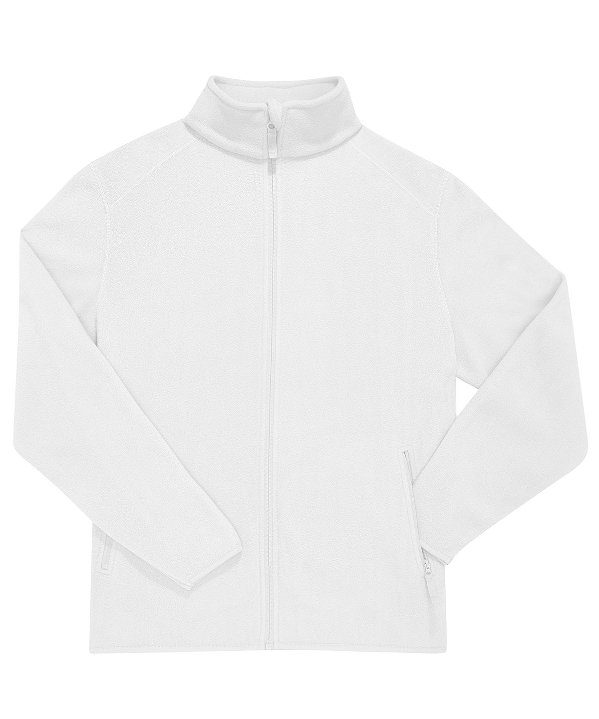 B&C Collection B&C Reset polar fleece in White, front view