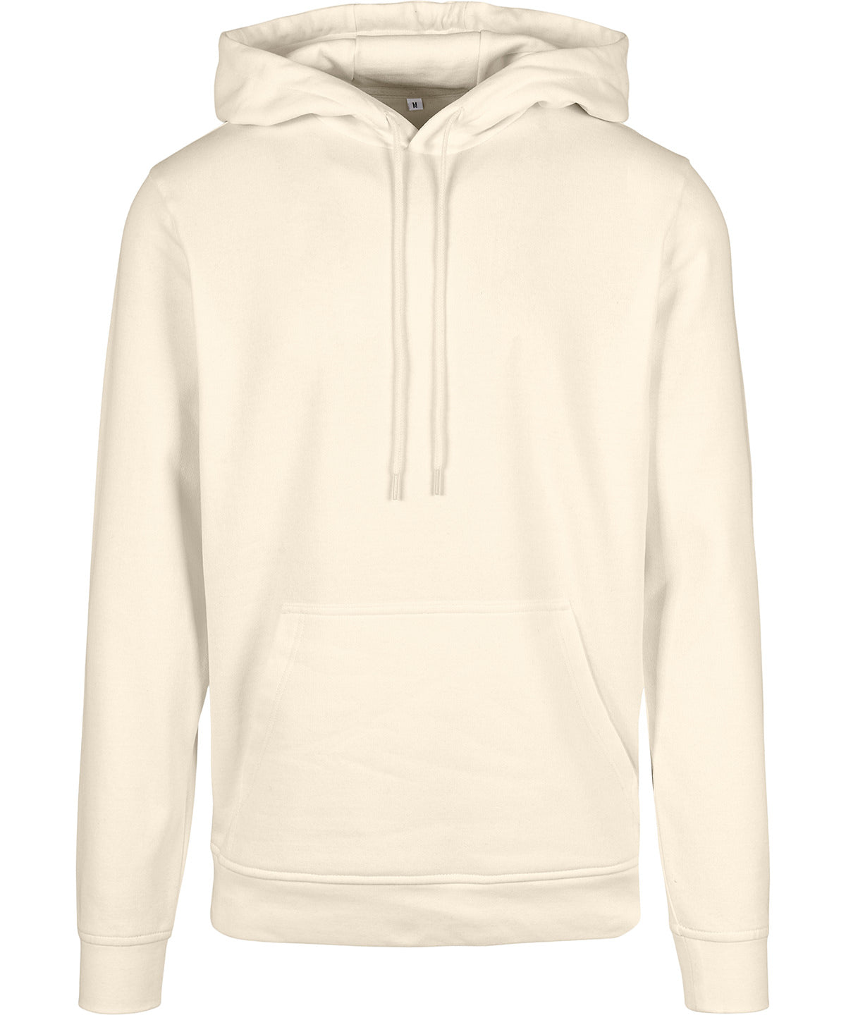 Build Your Brand Basic Hoodie in Sand, front view