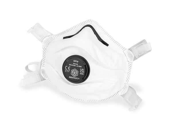 B-Safe FFP3 MOULDED VALVED CUP RESPIRATOR, main product image