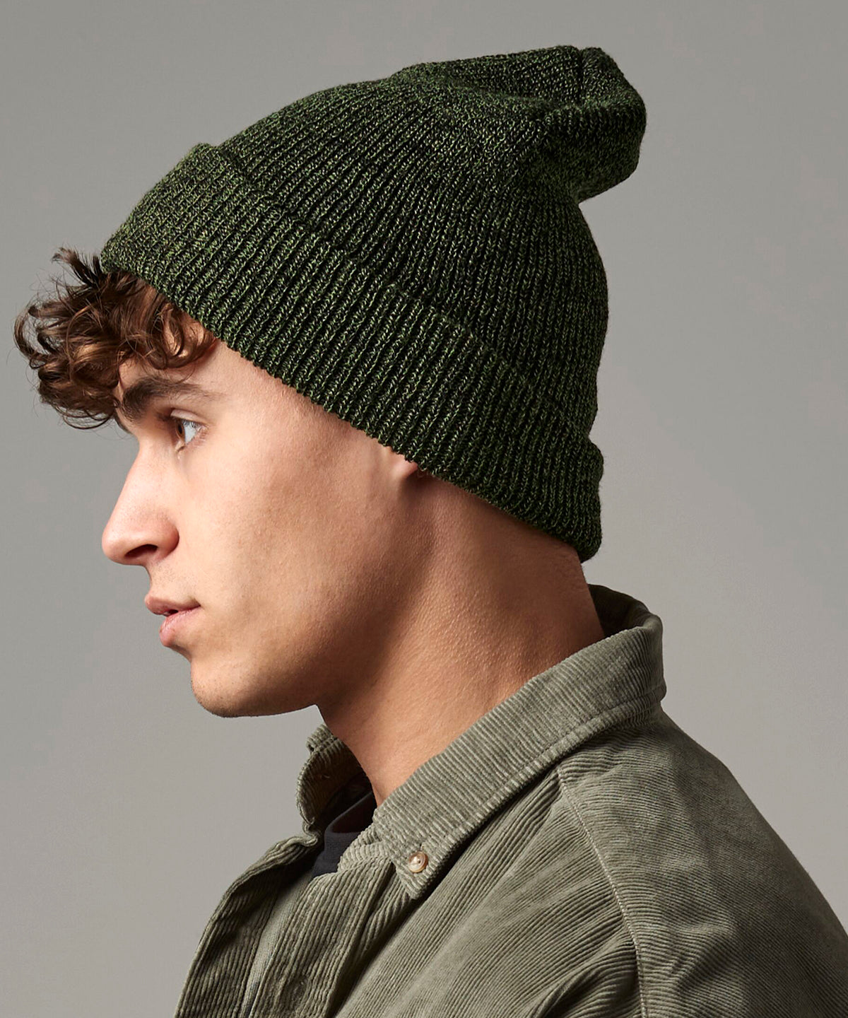 Beechfield Heritage beanie, lifestyle photo