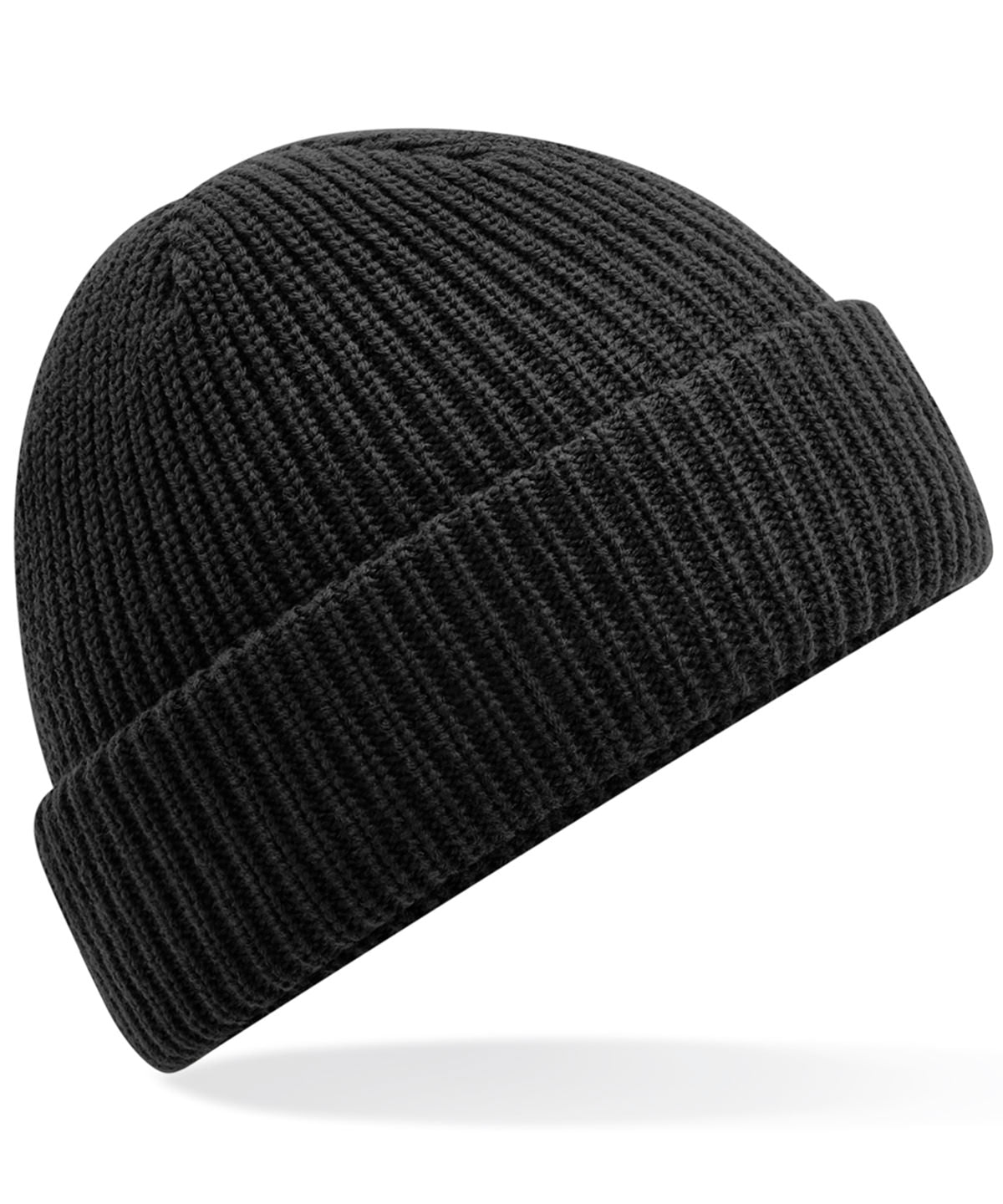 Beechfield Water-repellent thermal elements beanie in Black, front view
