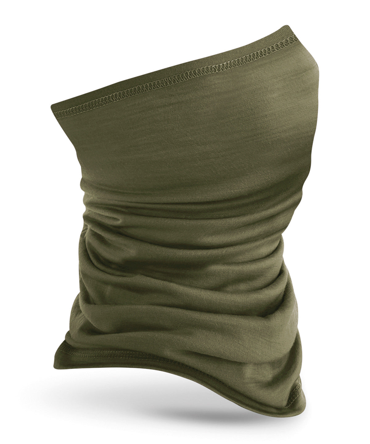 Beechfield Morf merino in Military Green, front view