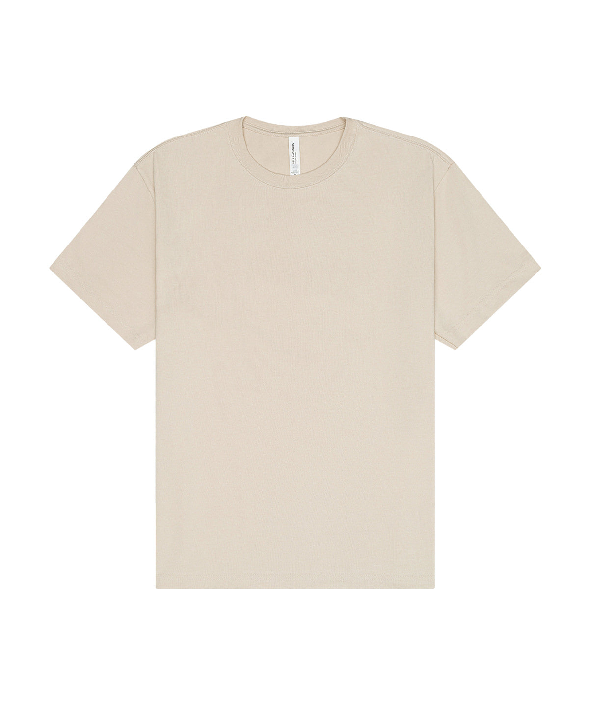 Bella Canvas Unisex short sleeve heavy tee in Dust, front view