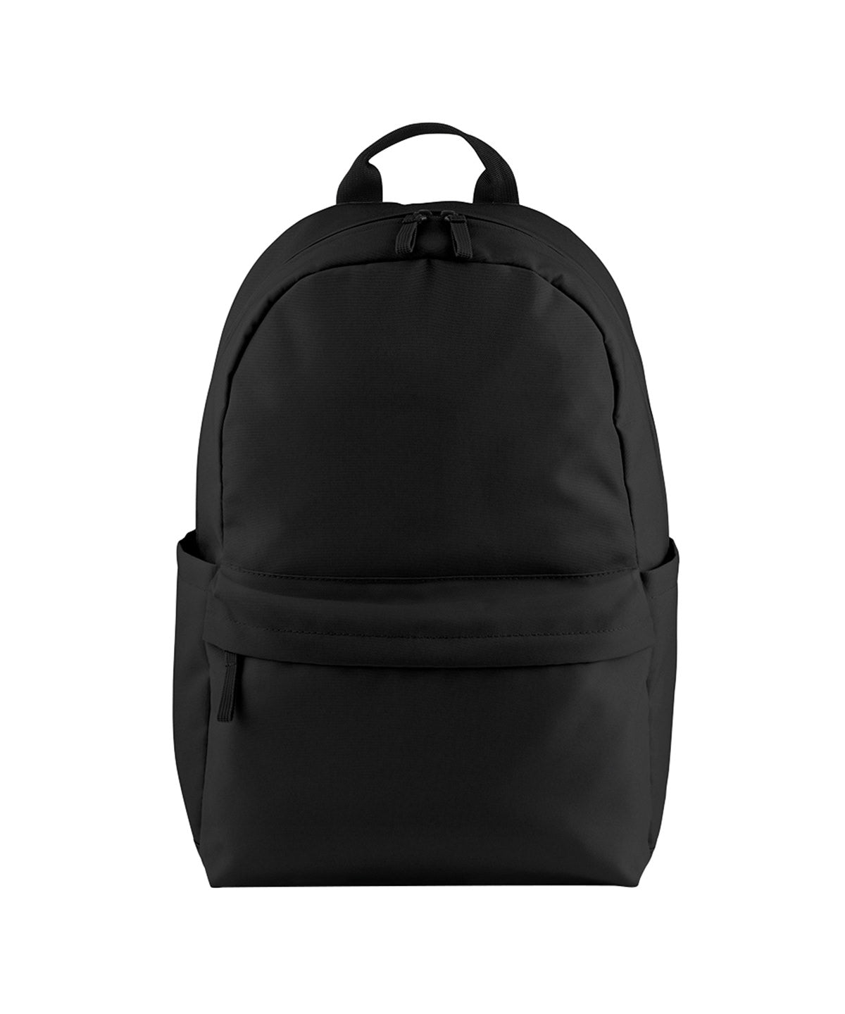 Bagbase Premium Recycled Backpack in Black, front view