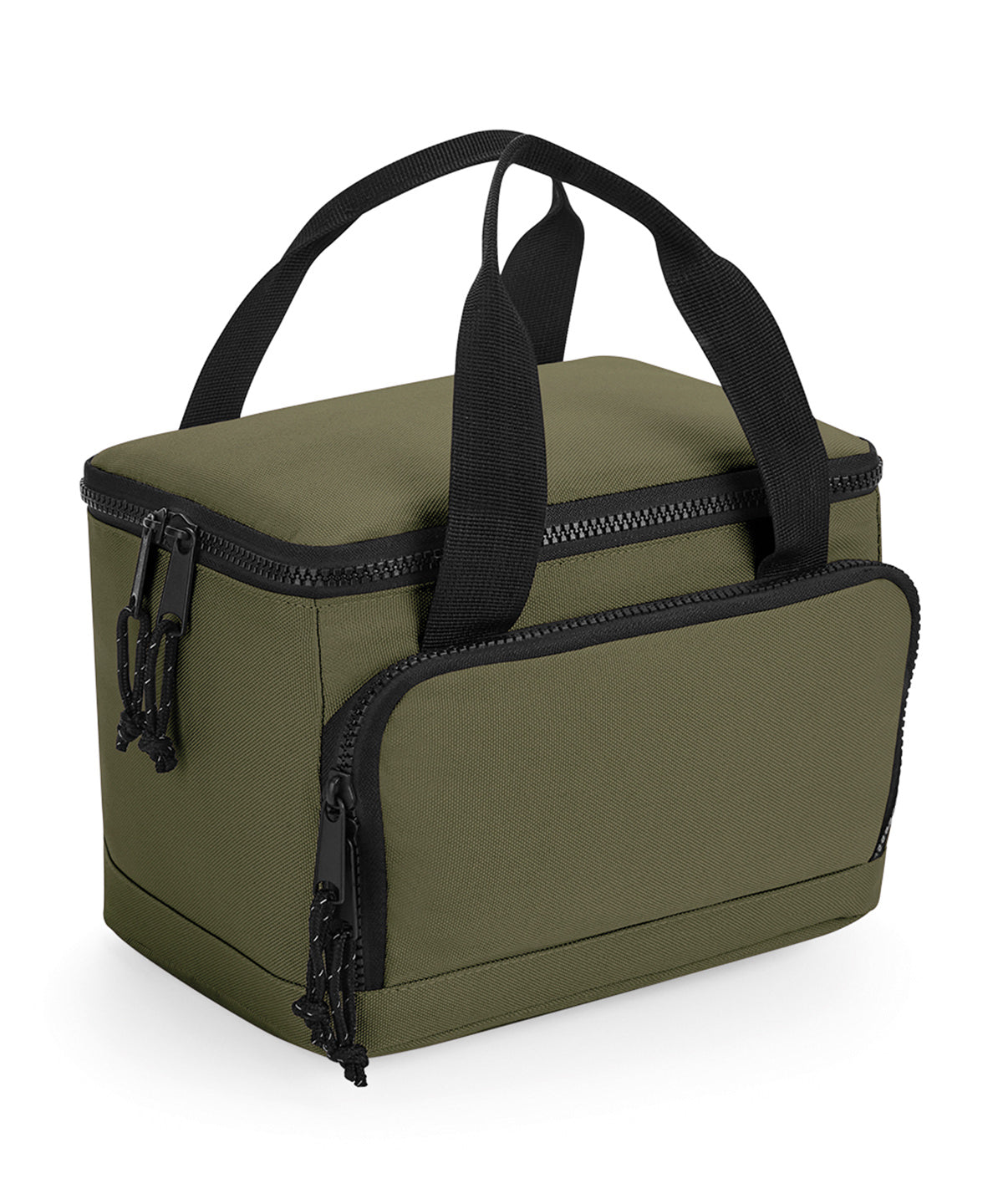 Bagbase Recycled mini cooler bag in Military Green, front view