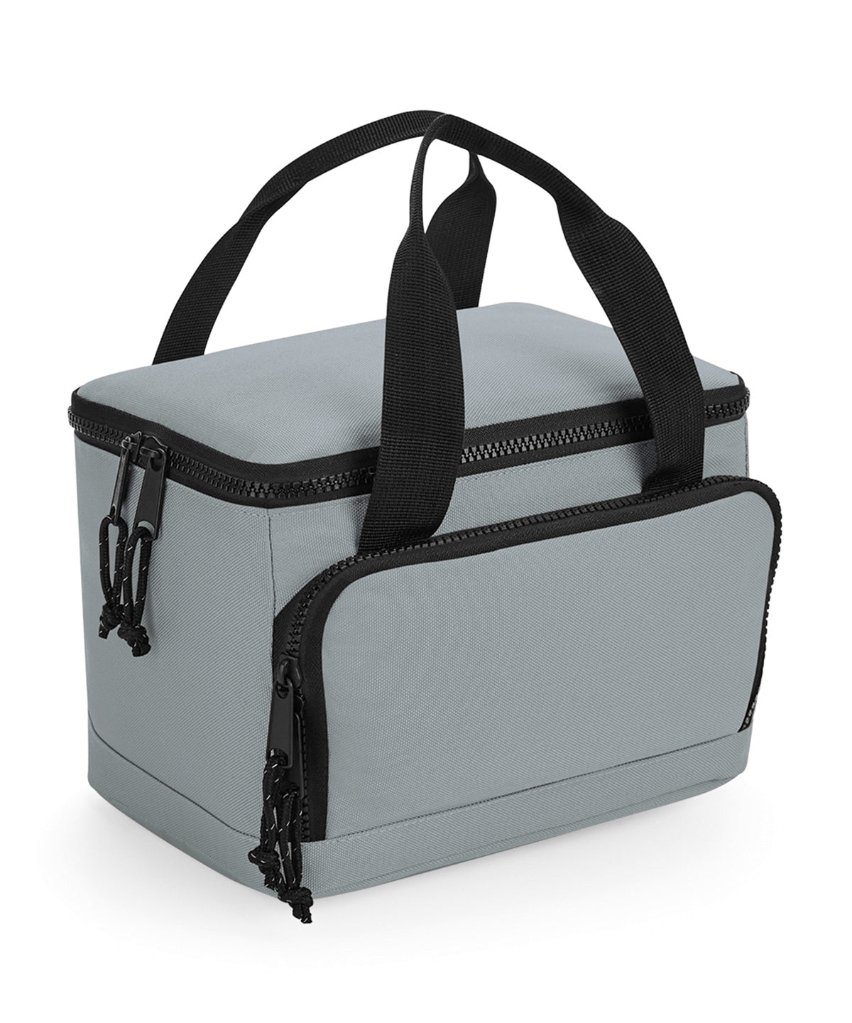 Bagbase Recycled mini cooler bag in Pure Grey, front view