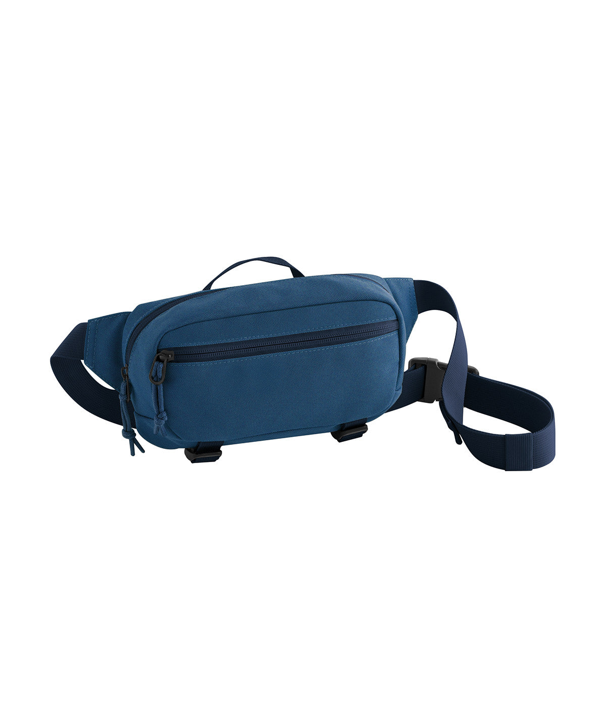 Bagbase Ramble belt bag in Steel Blue, front view