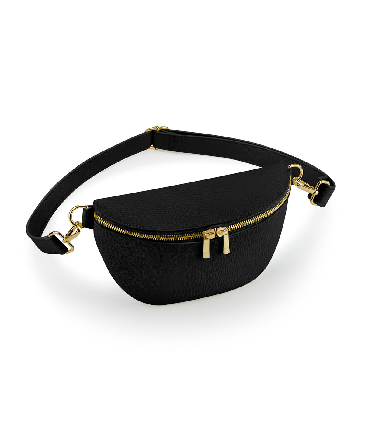 Bagbase Boutique waist bag in Black, front view