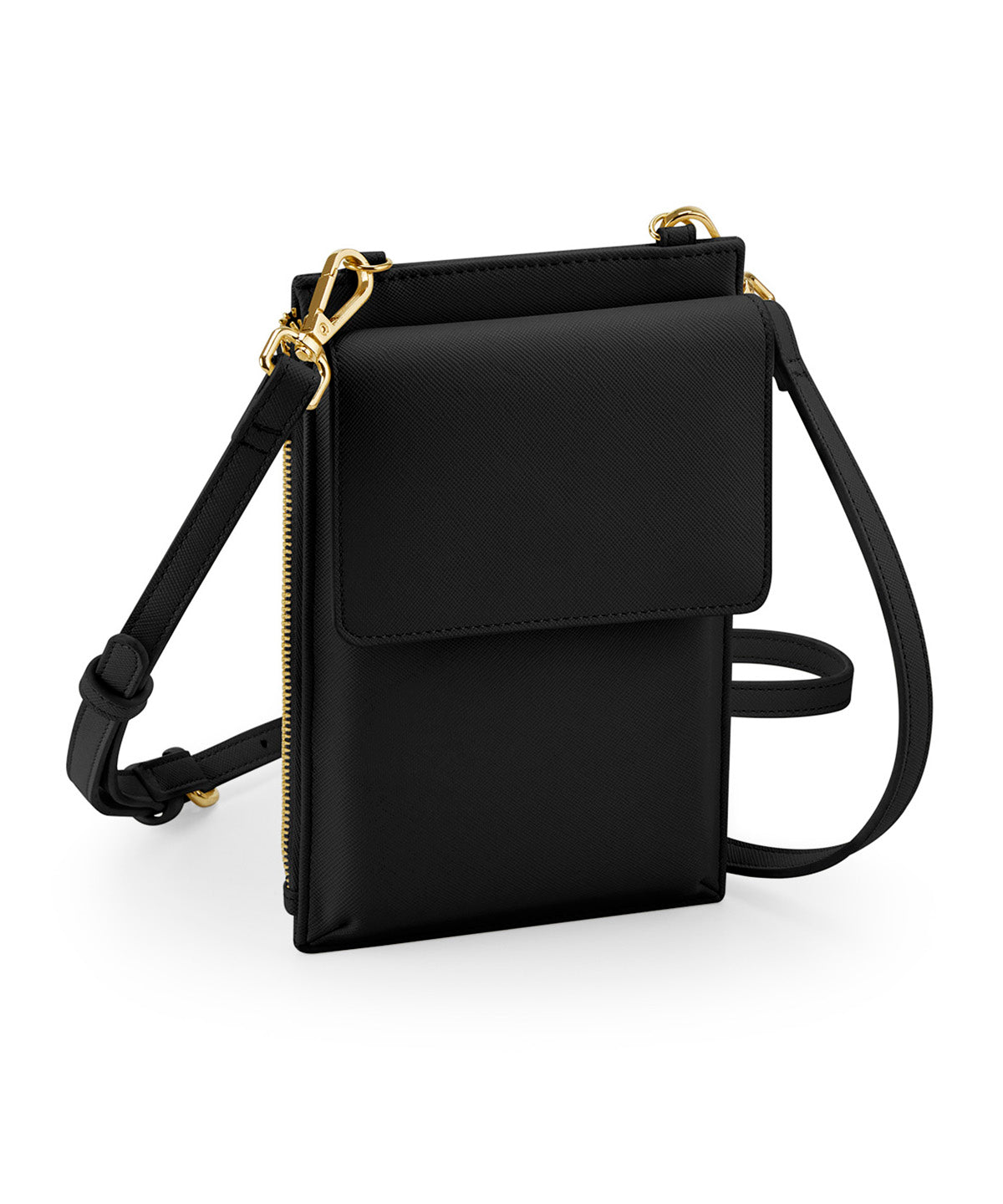 Bagbase Boutique phone carry case in Black, front view