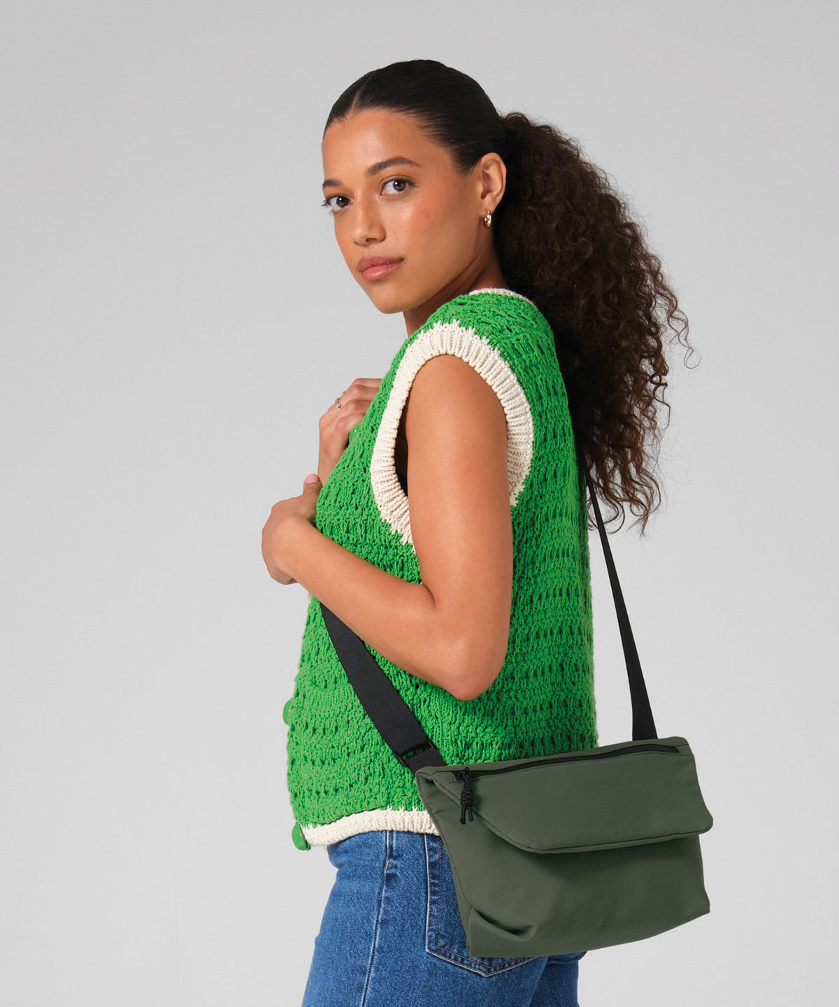 Bagbase Minimal lifestyle mini messenger, lifestyle photo