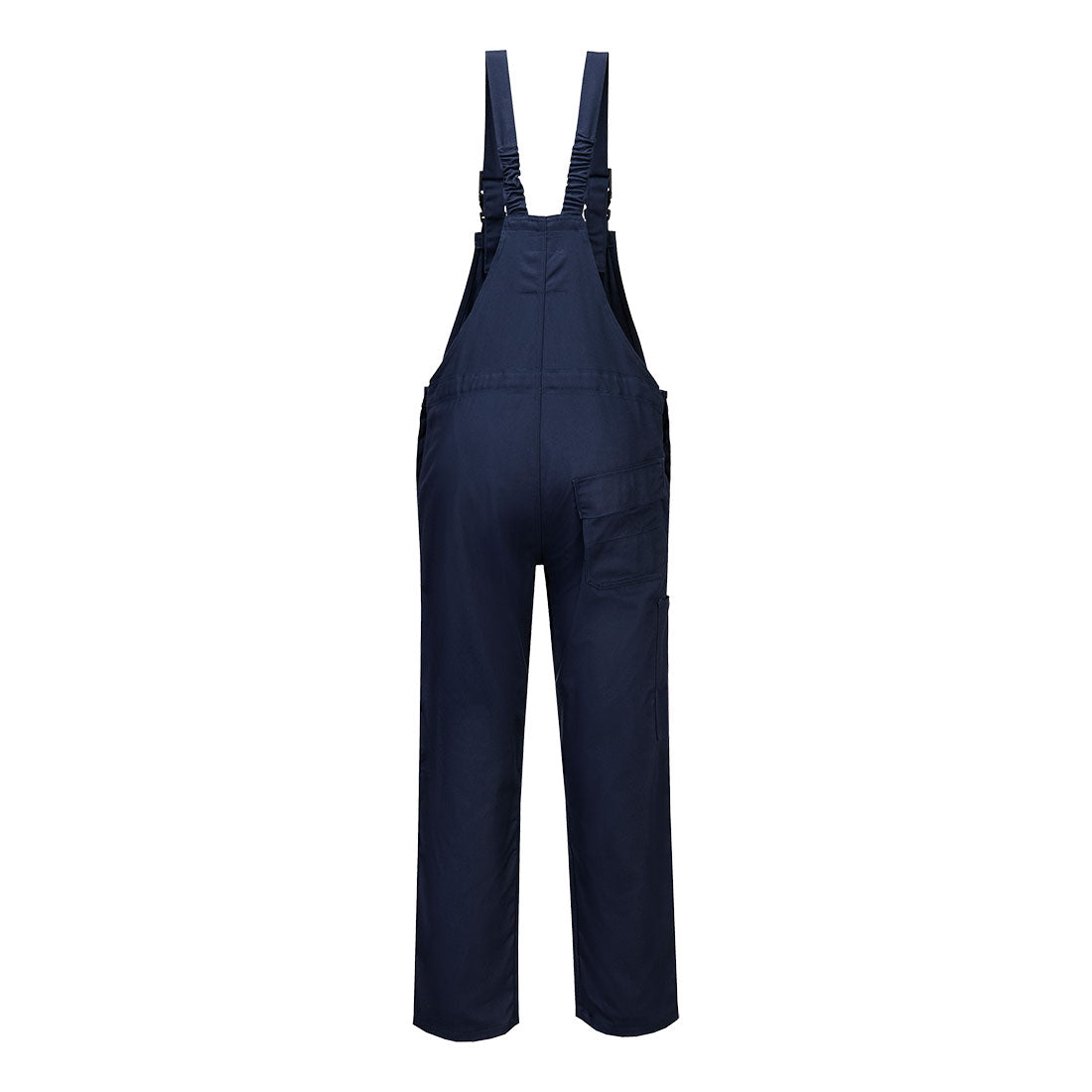 Portwest BIZ4 Bizweld Work FR Bib and Brace in Navy, back view