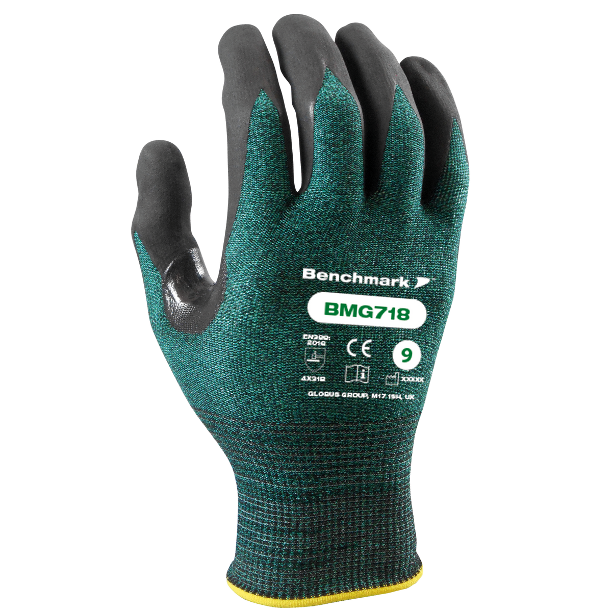 Benchmark BMG718 Cut B HPPE Glass/Nitrile Foam Glove