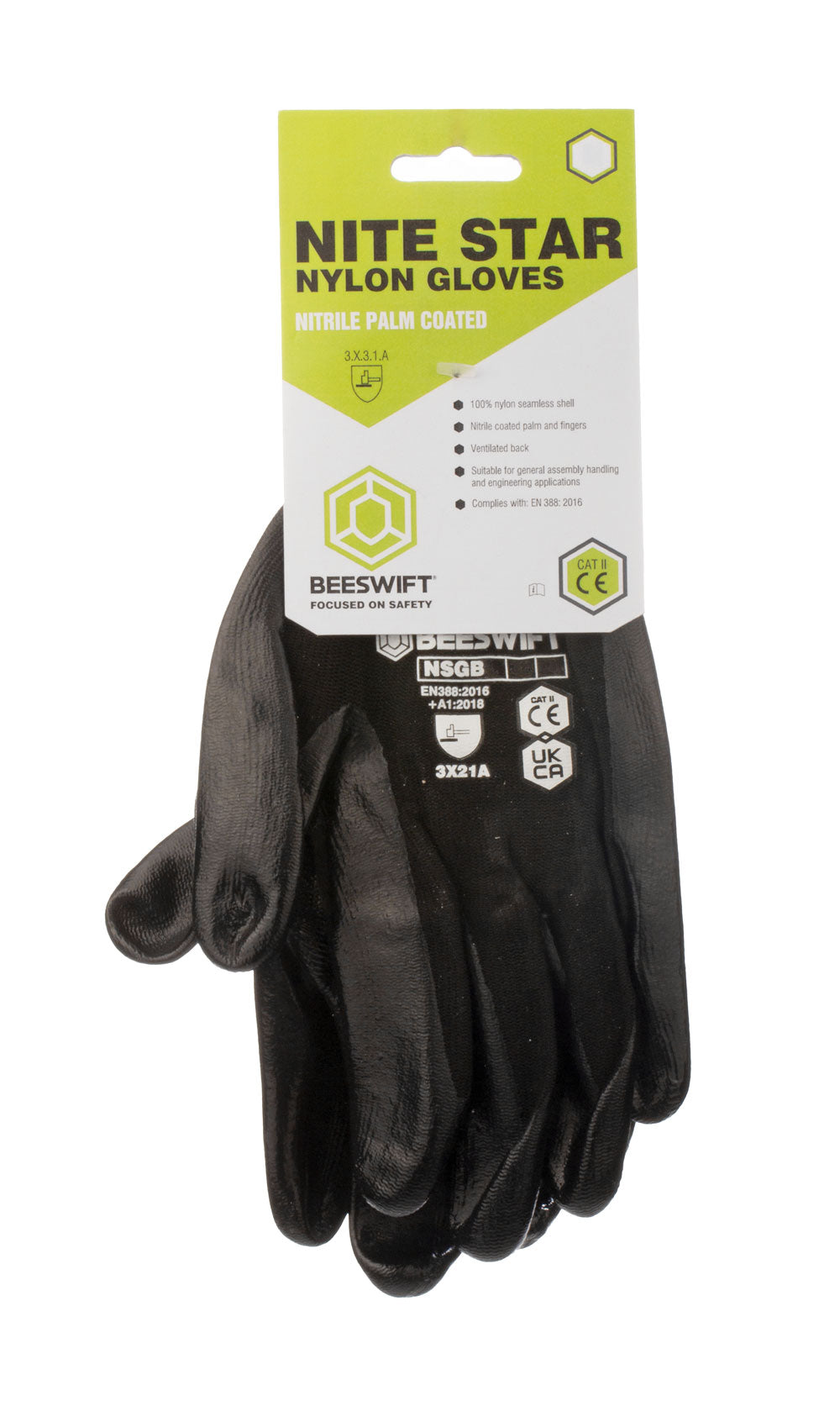 Click Nite Star Glove Black Xl (10) Pos, main product image