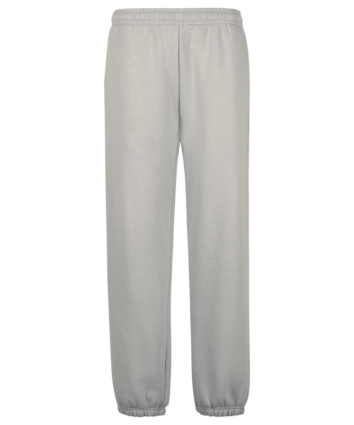 Build Your Brand Fluffy sweatpants in Light Asphalt, front view