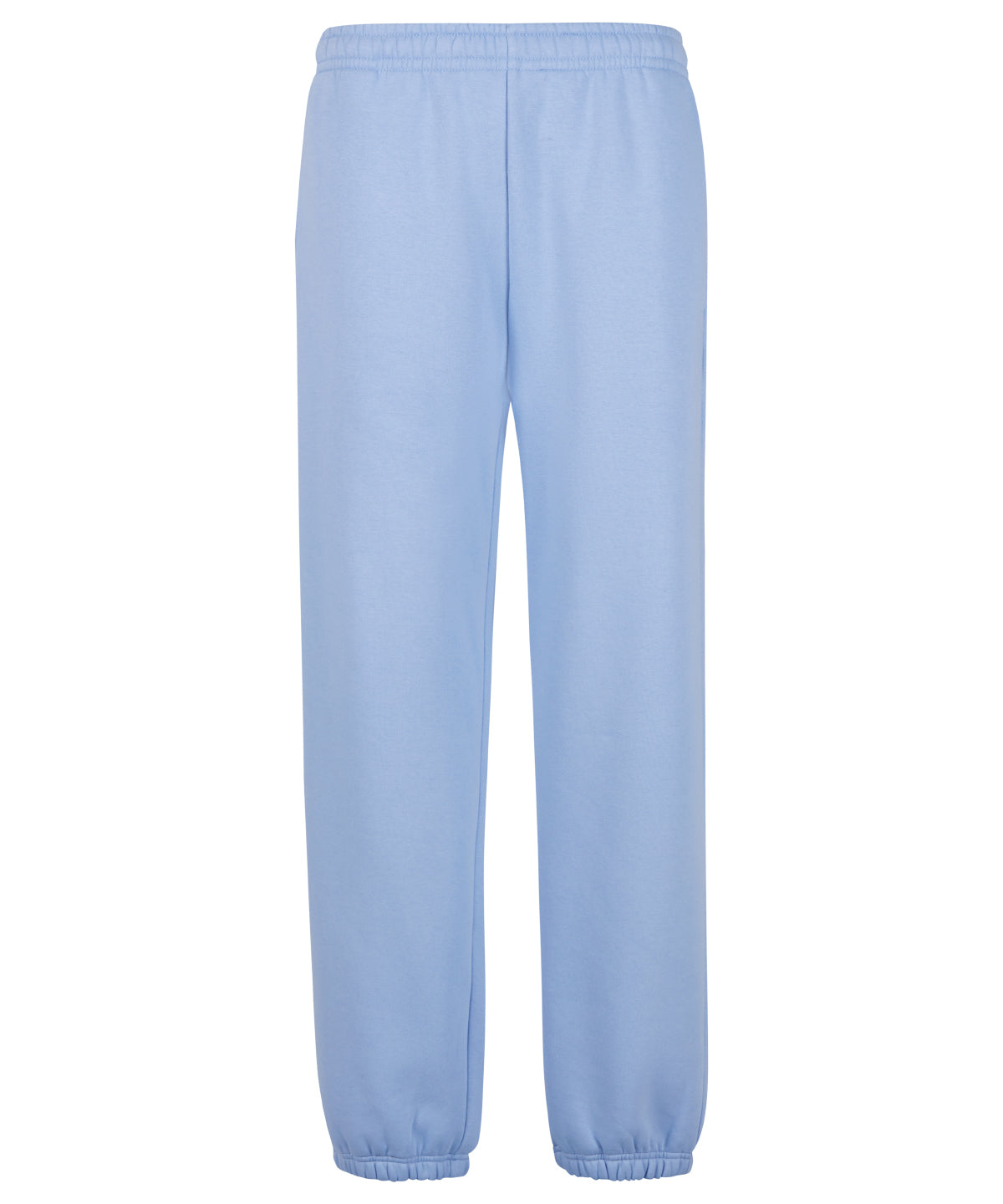 Build Your Brand Fluffy sweatpants in Powder Blue, front view