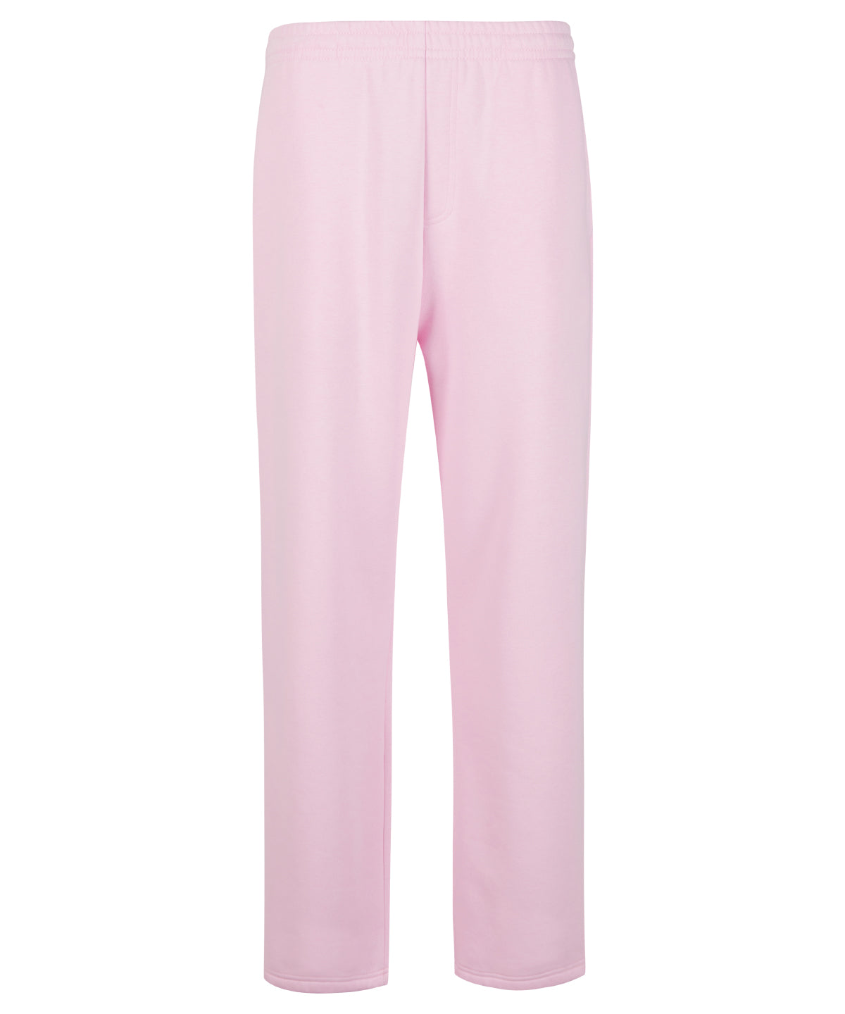 Build Your Brand Fluffy sweatpants in Soft Pink, front view