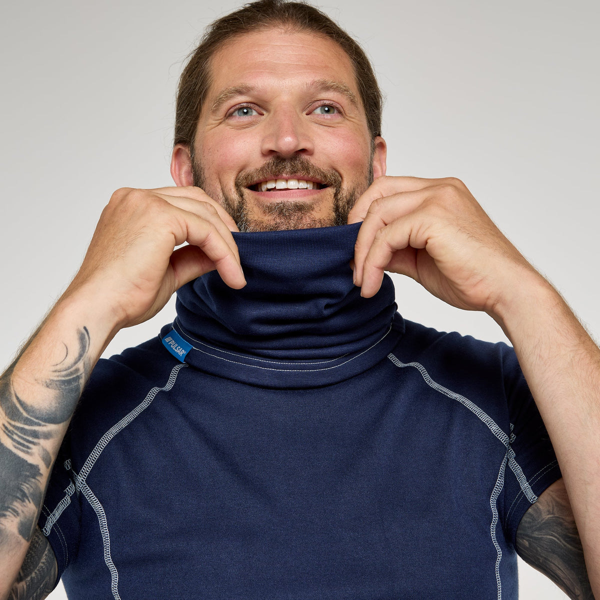 Pulsar Snood Navy Unisex, image 2