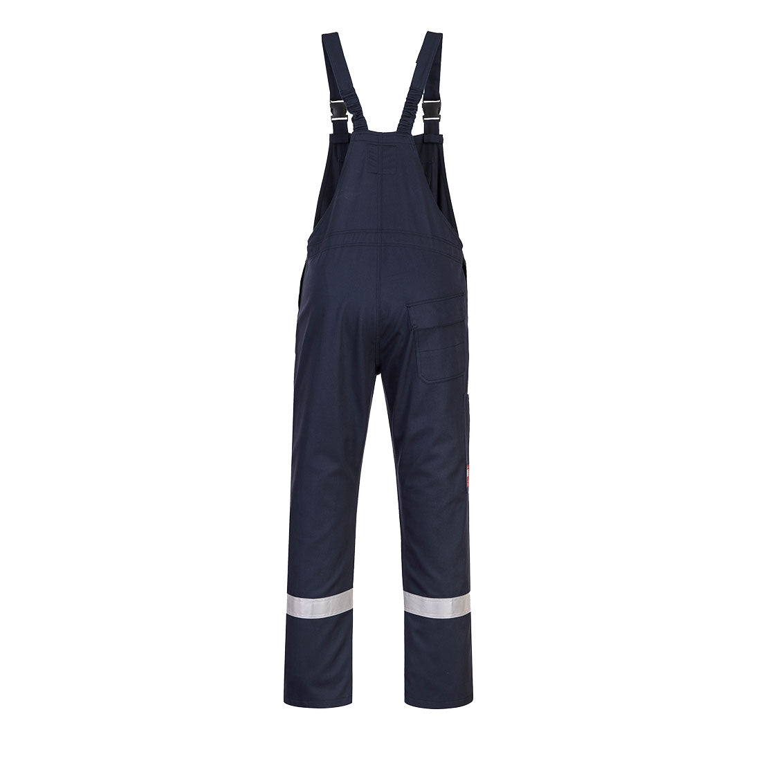 Portwest BZ17 Bizweld Work FR Bib and Brace in Navy, back view