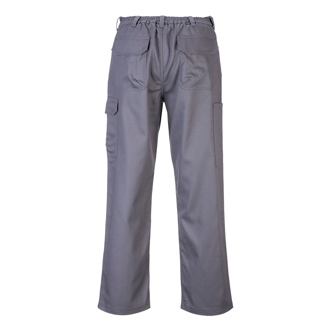 Portwest BZ31 Bizweld Work FR Trousers in Grey, back view