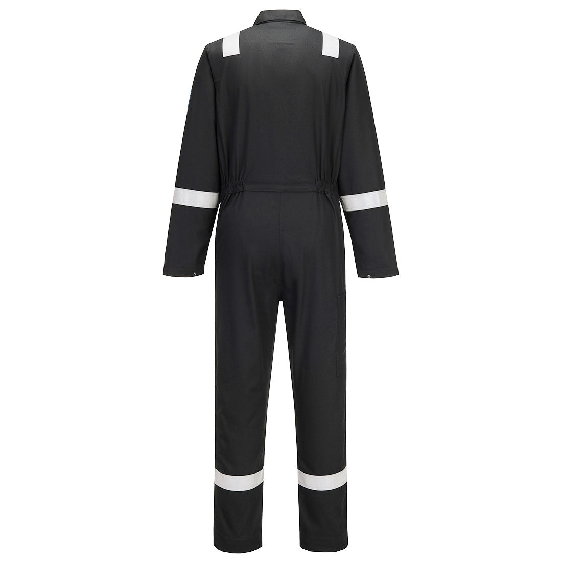 Portwest BZ506 Bizweld Work FR Classic Coverall in Black, back view
