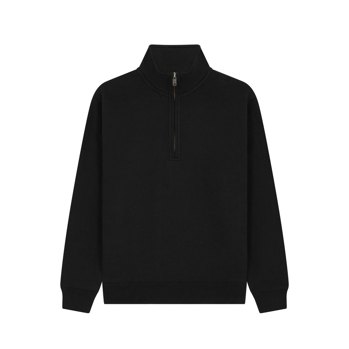 Cotton Ridge W75 Lunar Premium Quarter Zip Sweatshirt in Black
