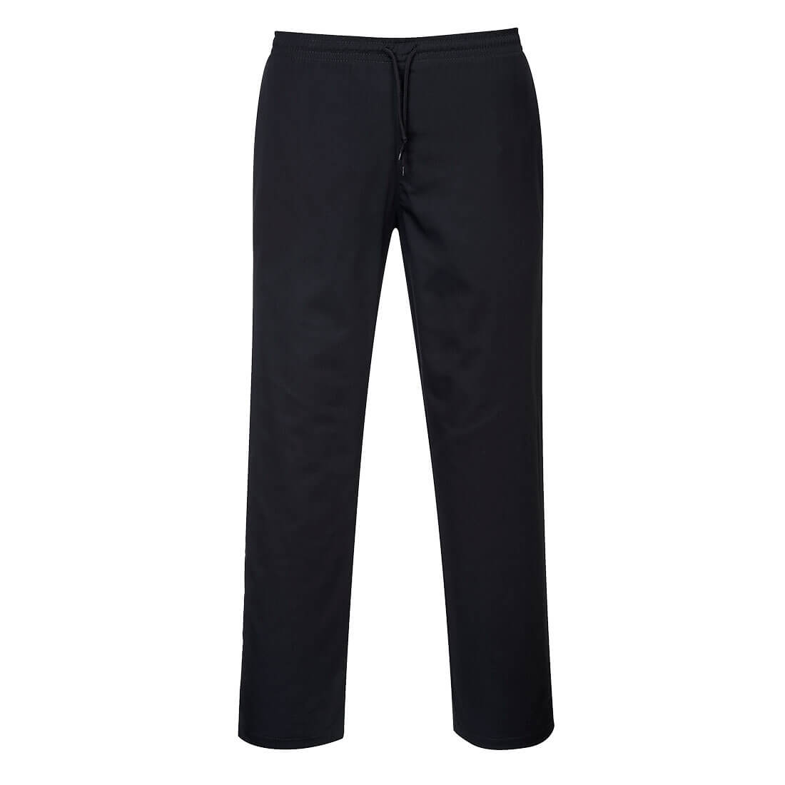 Portwest Chef's Drawstring Trousers in Black, main product image