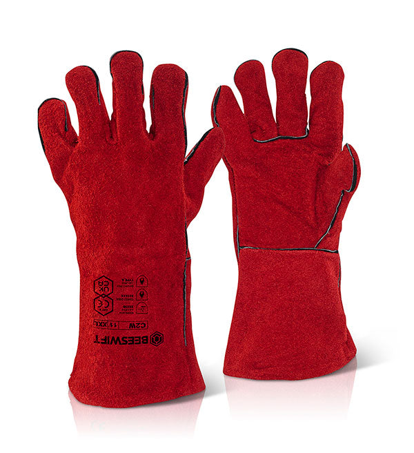 Click Beeswift Welders Gauntlet Gloves 14, main product image