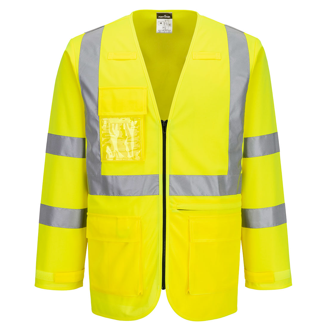 Portwest Hi-Vis Executive Jacket in Yellow, image 2