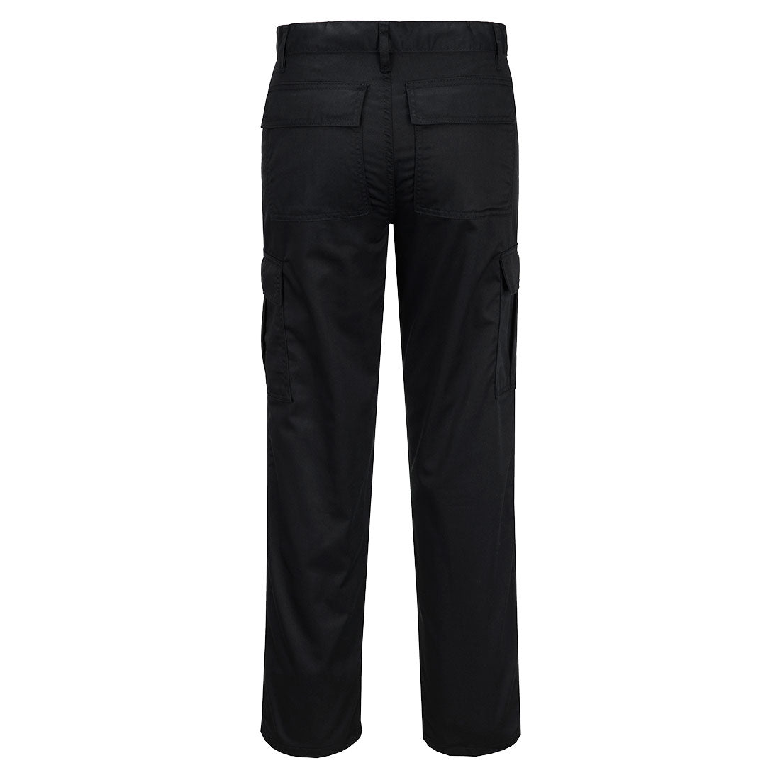 Portwest C701 Combat Trousers in Black, back view