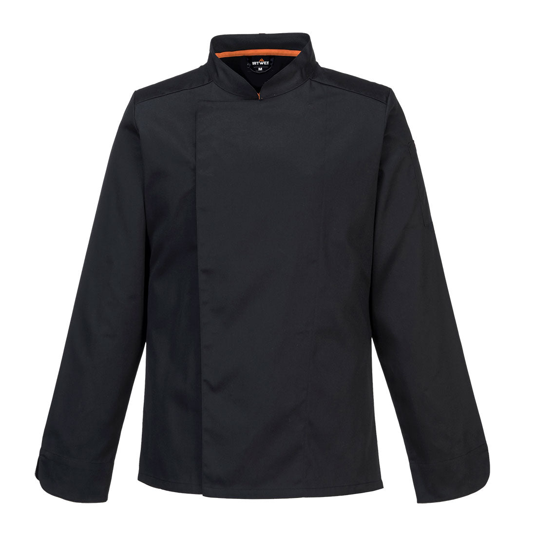 Portwest Chef's Mesh Air Pro Jacket L/S in Black, main product image