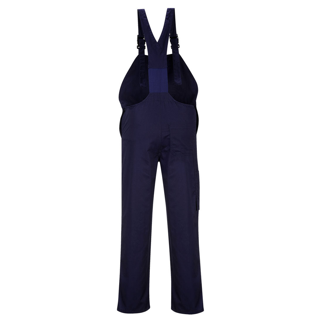Portwest C875 Burnley Bib and Brace in Navy (NA), back view