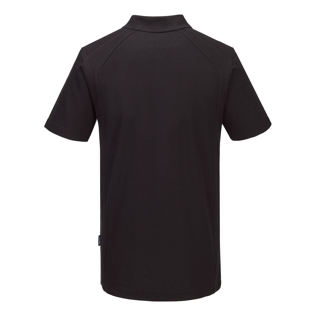 Portwest CD812 WX2 Polo Shirt S/S in Black, back view