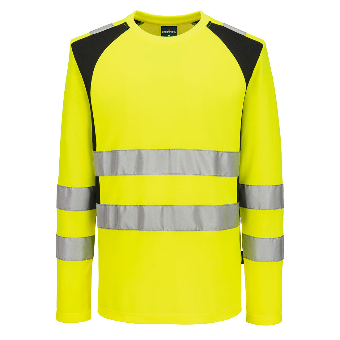 Portwest CD817 WX2 Hi-Vis T-Shirt L/S - Yellow/Black