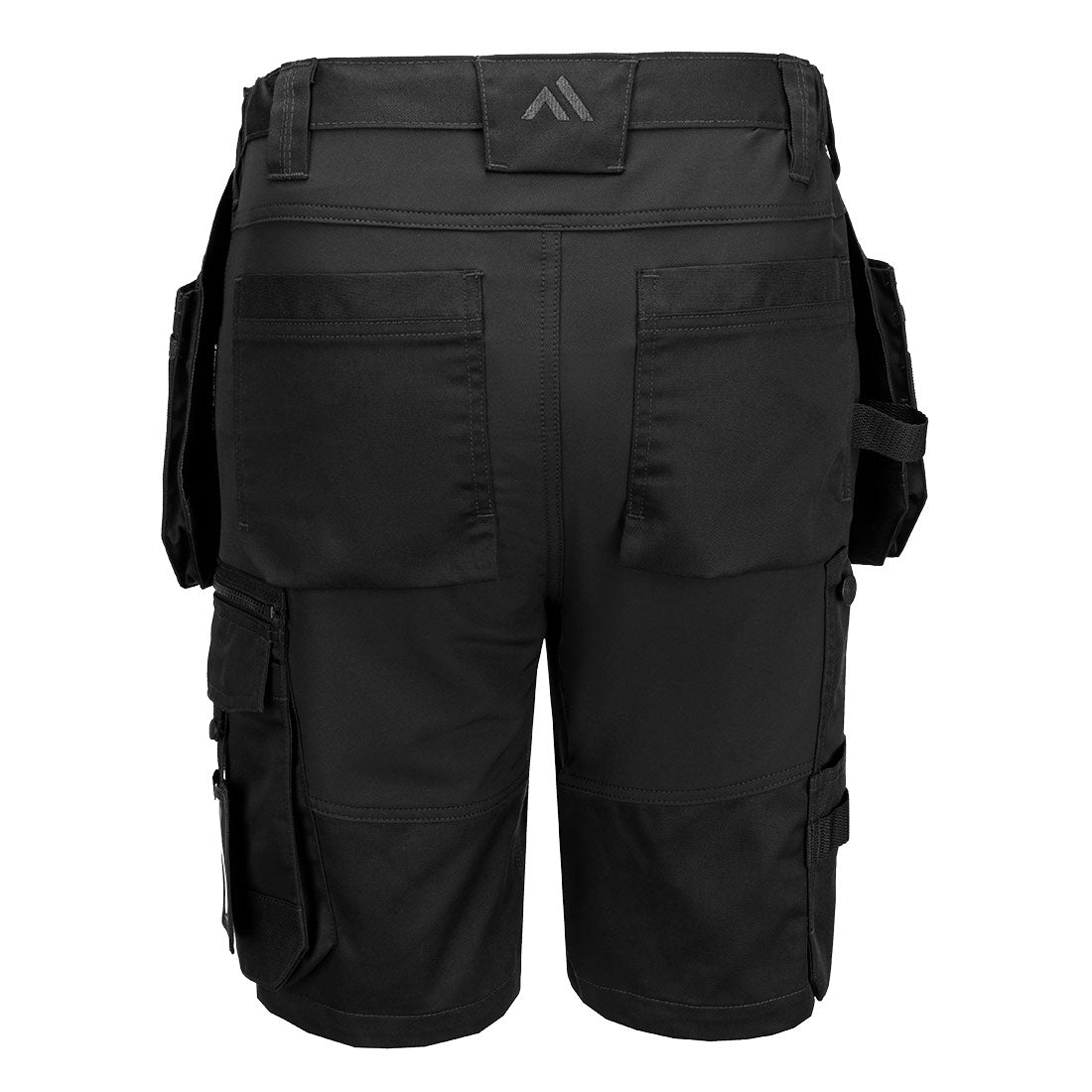 Portwest CD842 WX2 Eco Craft Holster Shorts in Black, back view