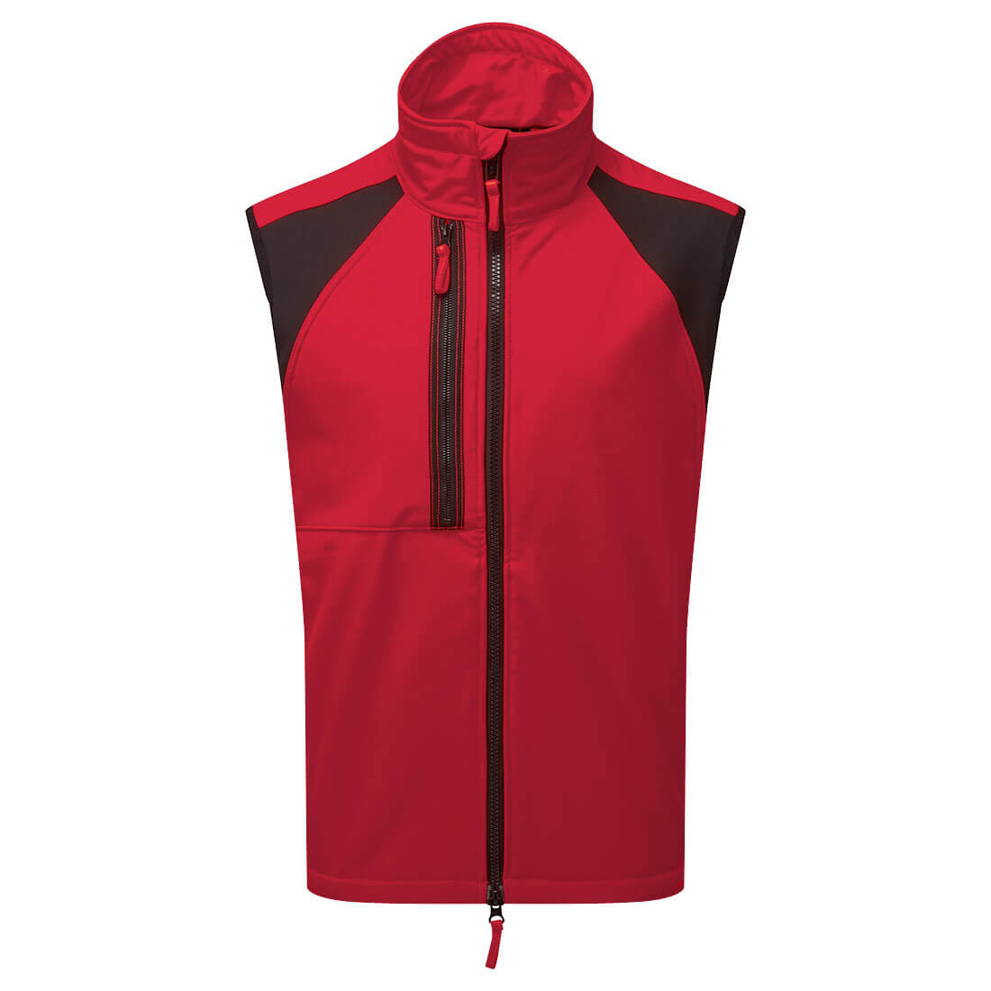 Portwest WX2 Eco Softshell Bodywarmer in Deep Red, image 2