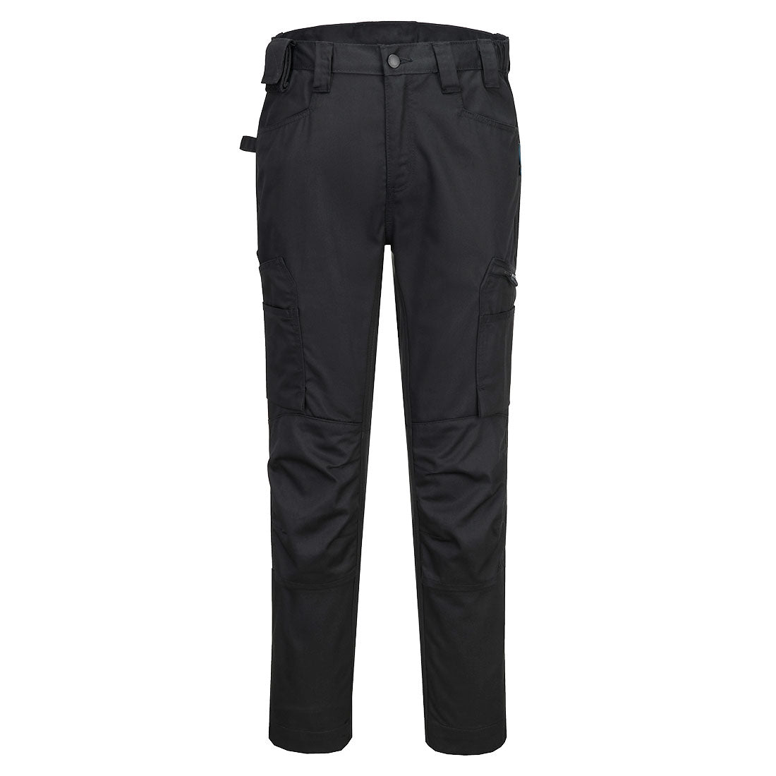 Portwest WX2 Eco Stretch Trade Trousers in Black, main product image