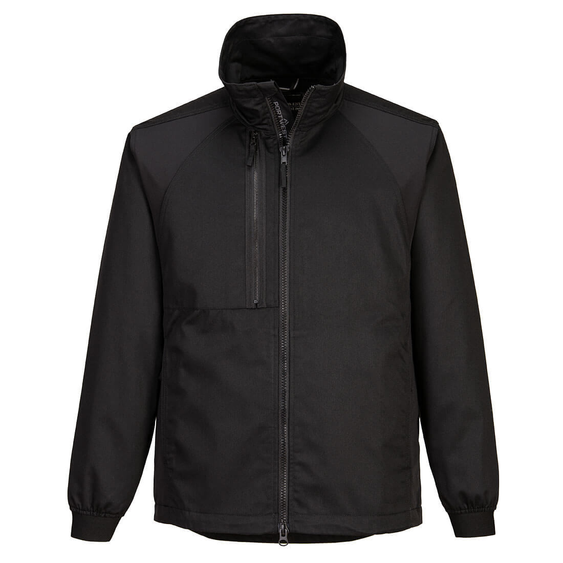 Portwest WX2 Eco Stretch Work Jacket in Black Tall, image 2