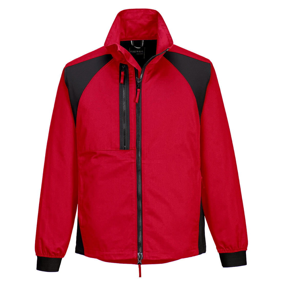 Portwest WX2 Eco Stretch Work Jacket in Deep Red, image 4